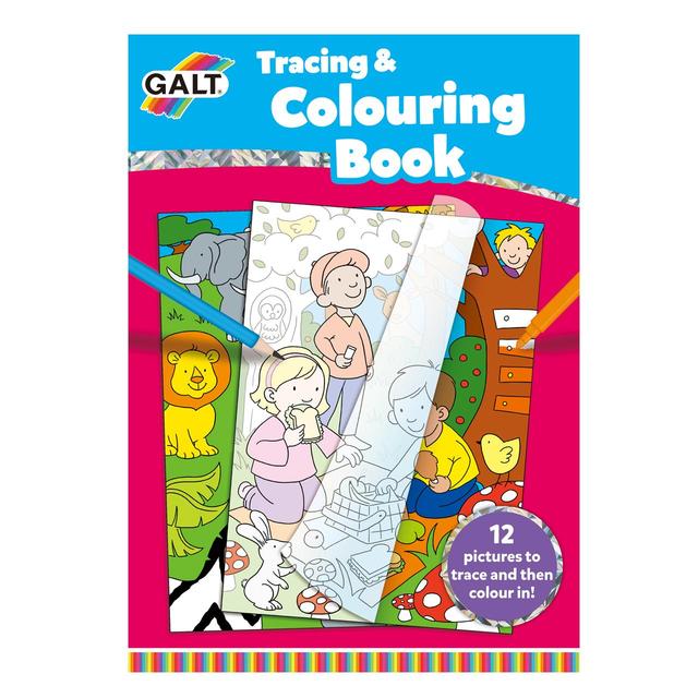 Galt Tracing & Colouring Book, 3 Years+