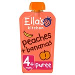 Ella's Kitchen Peaches and Bananas Baby Food Pouch 4+ Months