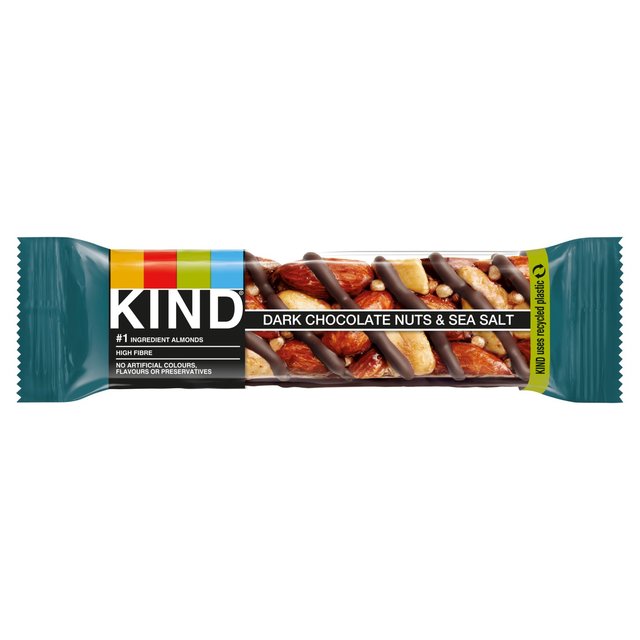 Kind Dark Chocolate Nuts & Sea Salt Snack Bar, 40g