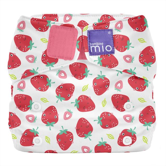 Bambino Mio All In One Reusable Nappy, Strawb Cream, 2-3 Y, 2-3 Years