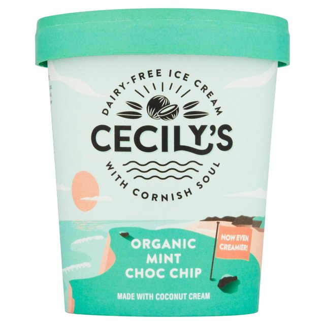 Cecily’s Mint Choc Chip Plant-Based Vegan Ice Cream, 460ml