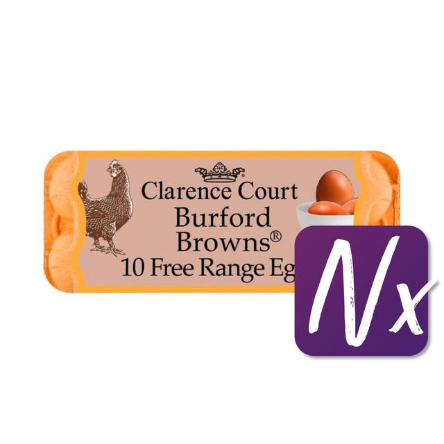 Clarence Court Burford Brown Mixed Free Range Eggs, 10 Per Pack