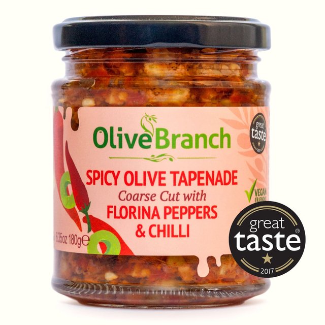 Olive Branch Olive Tapenade With Florina Peppers & Chilli, 180g