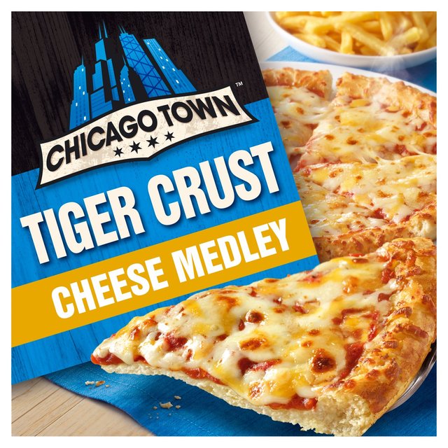 Chicago Town Tiger Crust Cheese Medley Pizza, 305g
