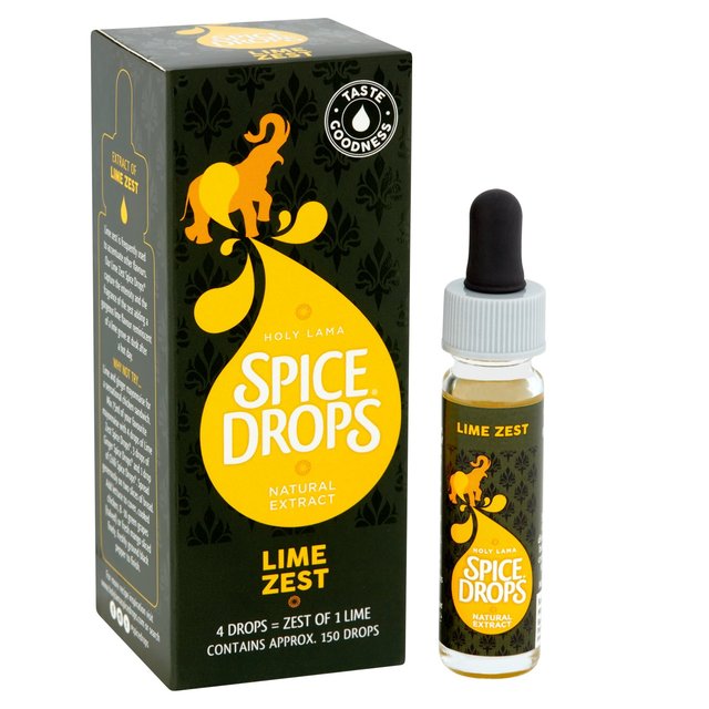 Spice Drops Concentrated Natural Lime Zest Extract, 5ml