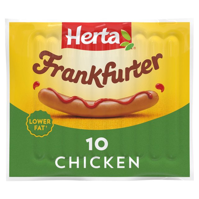 Herta Chicken Frankfurters Hot Dogs, 350g
