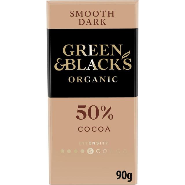 Green & Black’s Smooth 50% Dark Chocolate Bar, 90g
