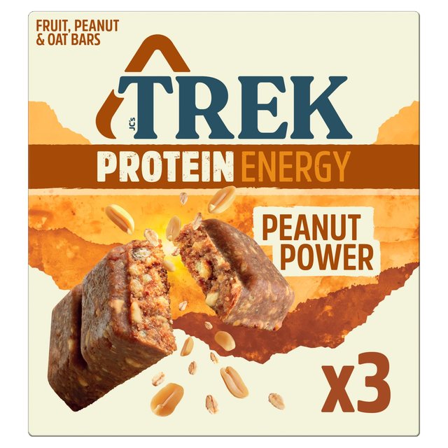 Trek Peanut Power Protein Energy Bars, 3 x 55g