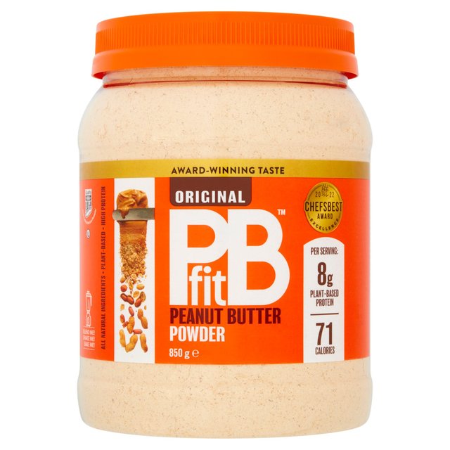 PB Fit PBfit Peanut Butter Powder, 87% Less Fat and High Protein, 850g