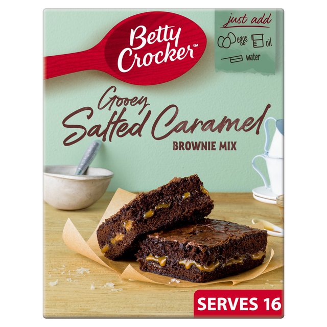 Betty Crocker Delights Gooey Salted Caramel Brownie Mix, 430g