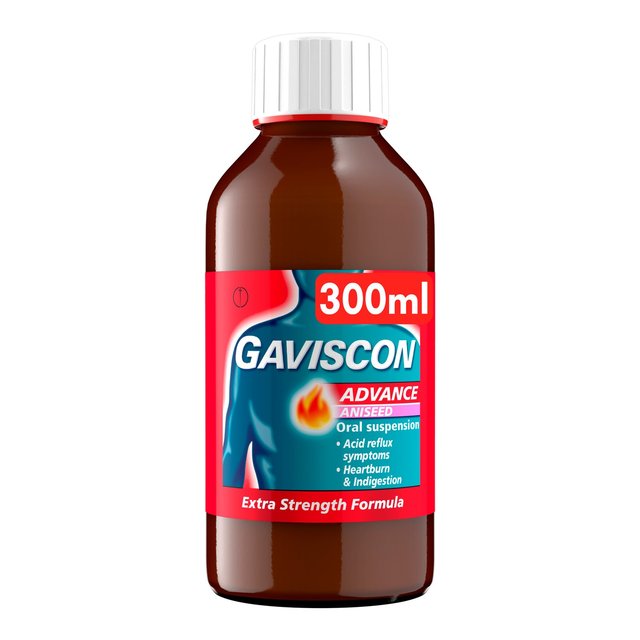 Gaviscon Advance Liquid Heartburn Relief Aniseed, 300ml