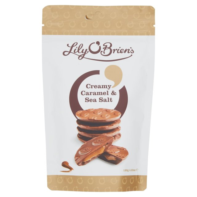 Lily O’Brien’s Creamy Caramels With Sea Salt, 120g