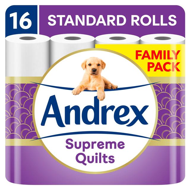 Andrex Supreme Quilts Toilet Roll, 16 Per Pack