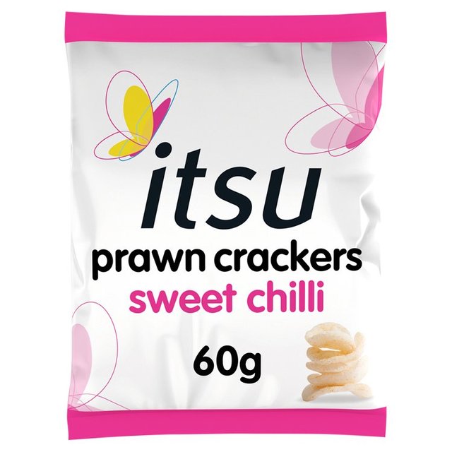 Itsu Sweet Chilli Prawn Crackers Sharing Bag, 60g