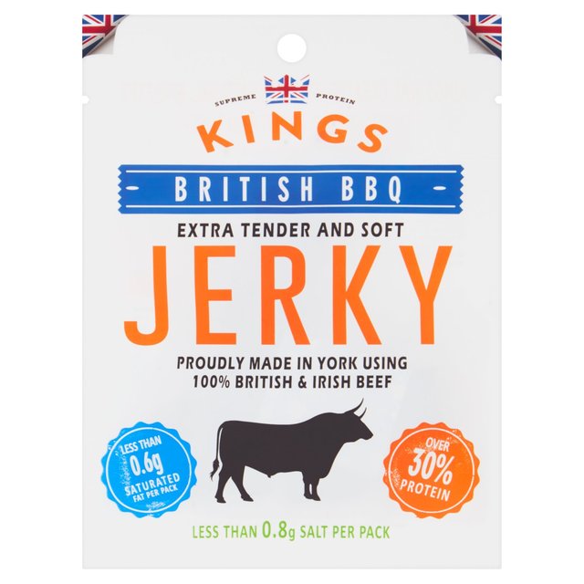 Kings Elite Snacks BBQ Beef Jerky, 25g