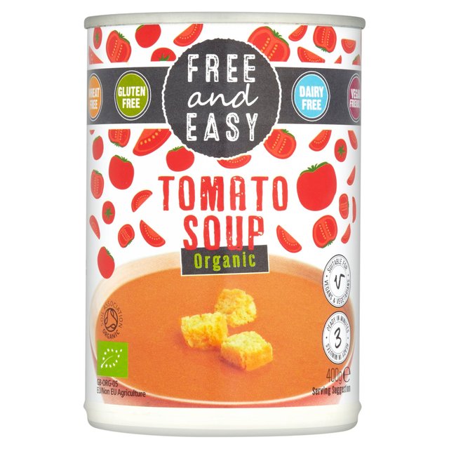 Free & Easy Free From Dairy Free Organic Tomato Soup, 400g