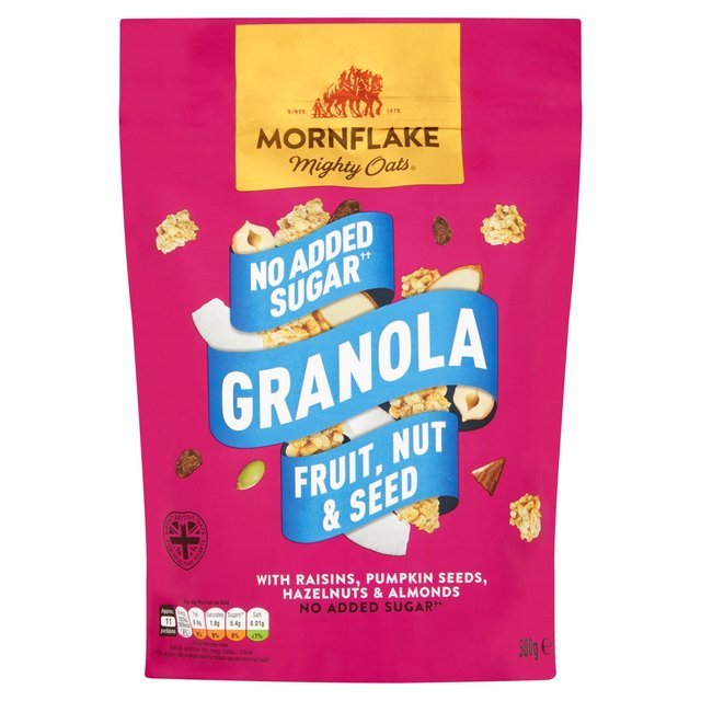 Mornflake Granola No Added Sugar, 500g
