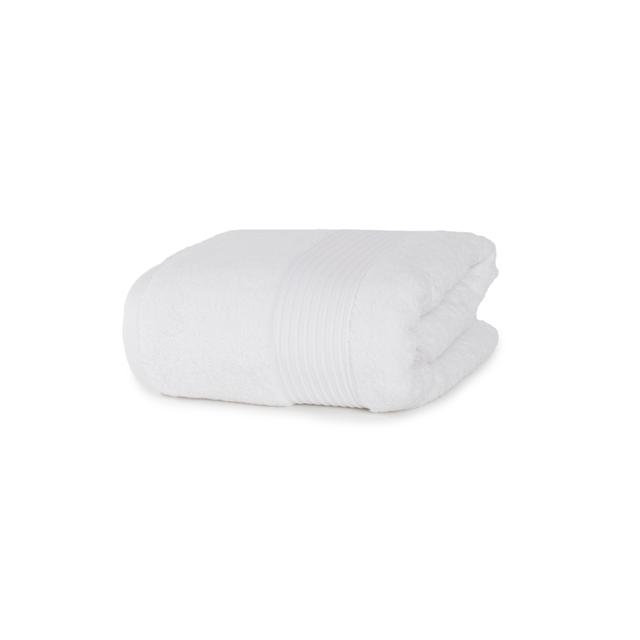 Deyongs Bliss Cotton Bath Towel, White, 650gsm 70x127cm