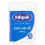 Valupak Vitamins Cod Liver Oil Capsules 400mg 