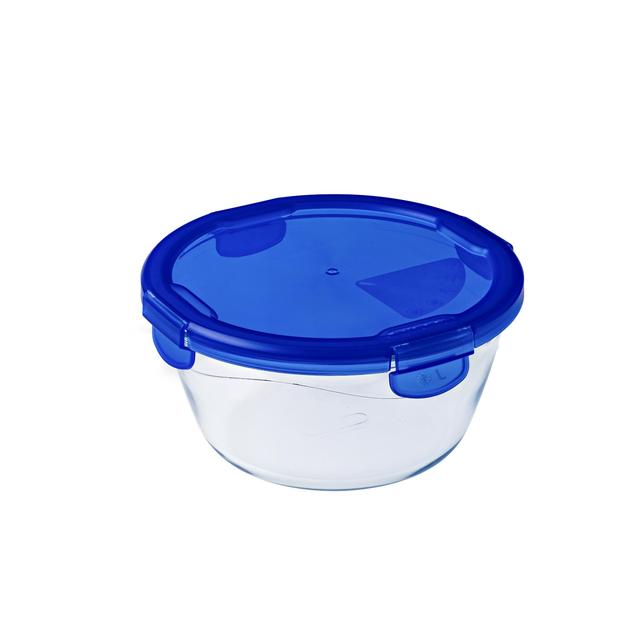 Pyrex Cook & Go Round Glass Roaster, Small 15cm