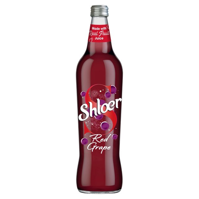 Shloer Red Grape Sparkling Juice Drink, 750ml
