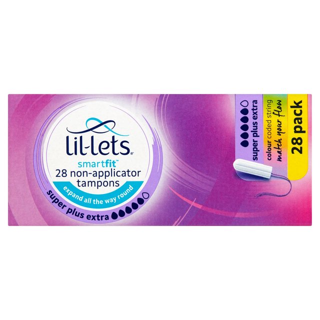 Lil-Lets Non-Applicator Tampons Super Plus Extra