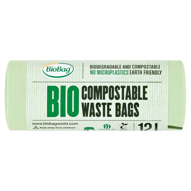Biobag 12l Compostable Bin Liners, 14 per Pack