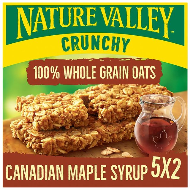 Nature Valley Crunchy Maple Syrup Cereal Bars, 5 x 42g