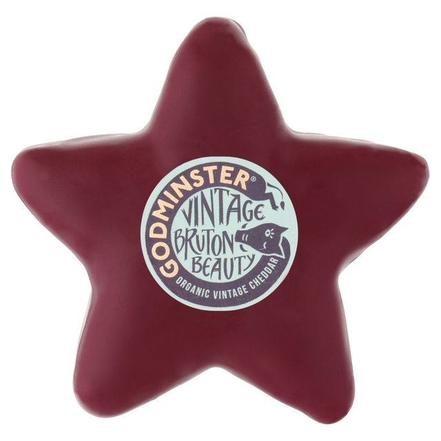 Godminster British Star-Shaped Vintage Organic Cheddar, 150g