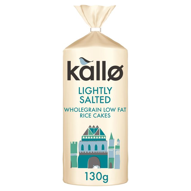 Kallo Lightly Salted Wholegrain Rice Cakes, 130g