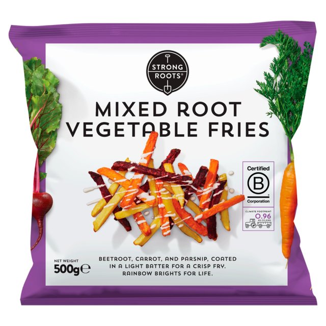 Strong Roots Mixed Root Vegetable Fries, 500g