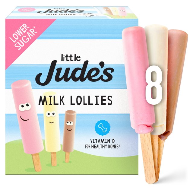 Little Jude’s Milk Lollies, 8 x 35ml