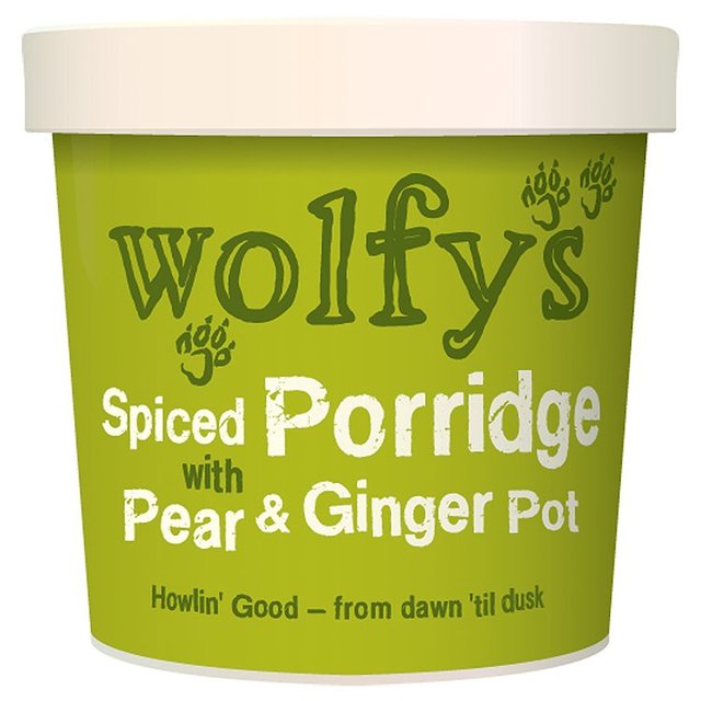 Wolfy’s Spiced Porridge With Pear & Ginger Pot, 102g