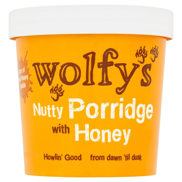 Wolfy’s Nutty Porridge With Honey Pot, 90g