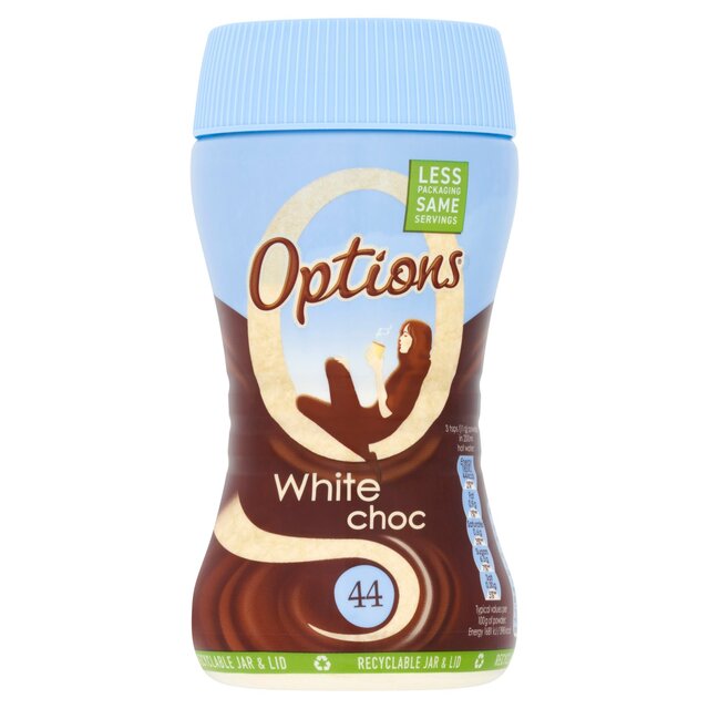 Options White Hot Chocolate Drink Ocado