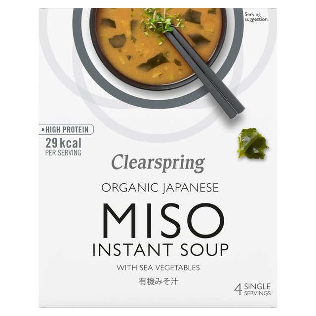 Clearspring Organic Miso Soup & Sea Vegetable, 4 x 10g