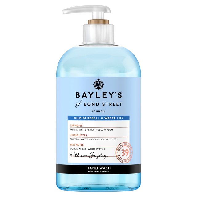 Bayley’s of Bond Street Wild Bluebell & Waterlily Luxurious Hand Wash, 500ml