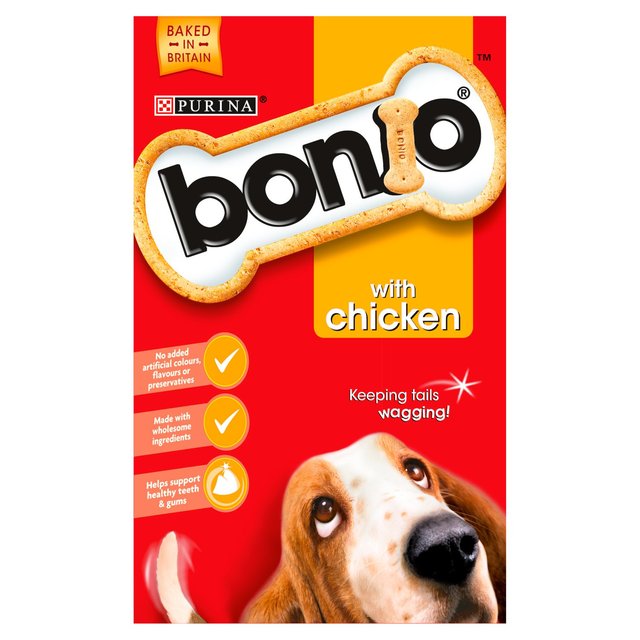Bonio Dog Biscuit Chicken Flavour, 650g