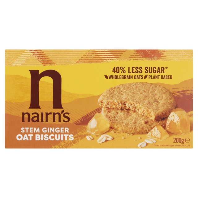 Nairn’s Stem Ginger Oat Biscuits, 200g