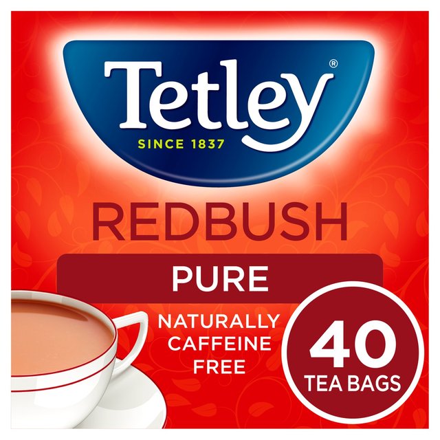 Tetley Redbush Tea Bags, 40 Per Pack