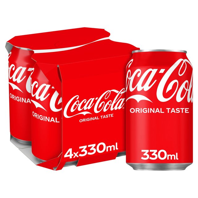 Coca-Cola Original Taste, 4 x 330ml