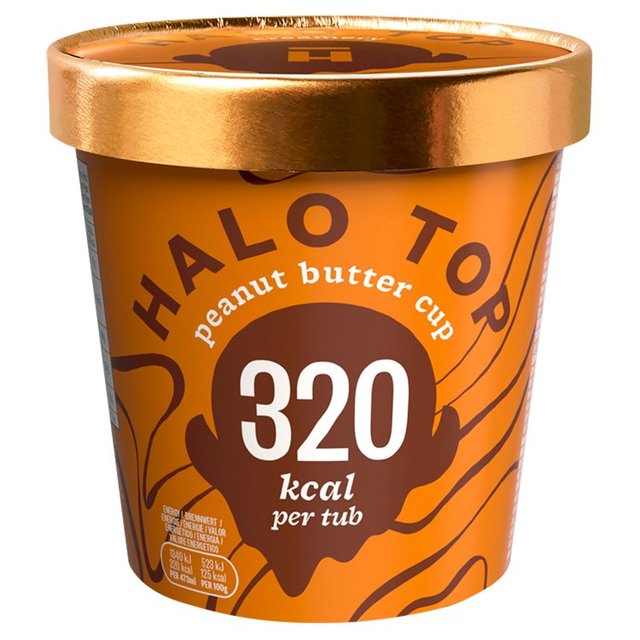 Halo Top Peanut Butter Low Calorie Ice Cream, 473ml