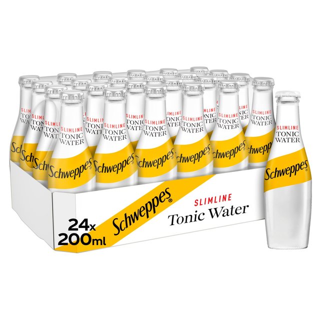 Schweppes Slimline Tonic Water, 24x200ml