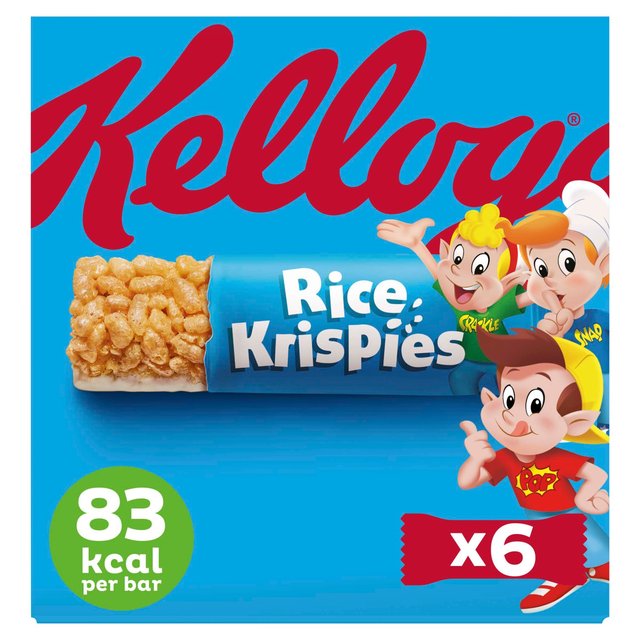 Kellogg’s Rice Krispies Cereal Milk Bars, 6 per Pack