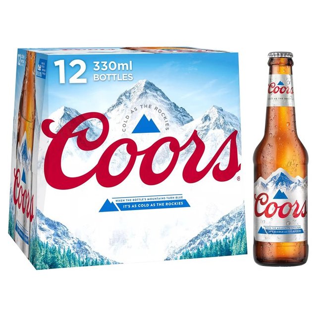 Coors Light Coors Lager, 12 x 330ml