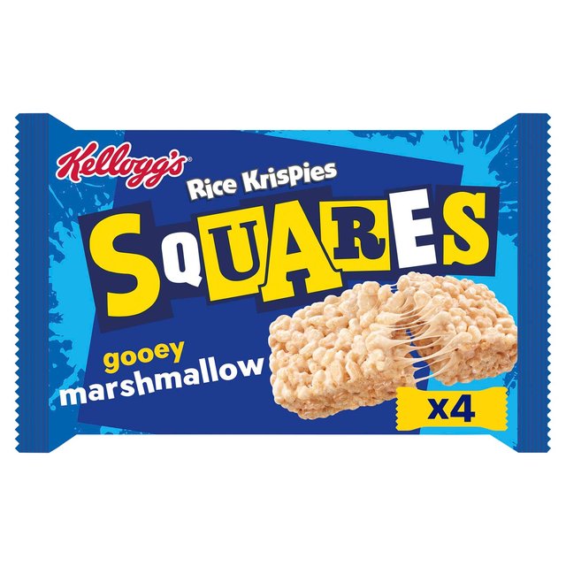 Kellogg’s Rice Krispies Chewy Marshmallow Squares, 4 x 28g