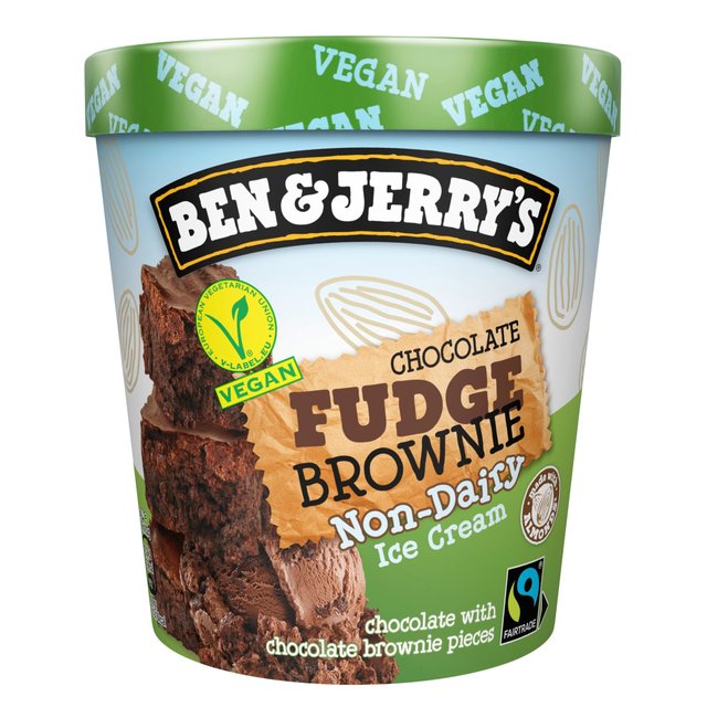 Ben & Jerry’s Dairy Free Chocolate Fudge Brownie Vegan Ice Cream Tub, 465ml