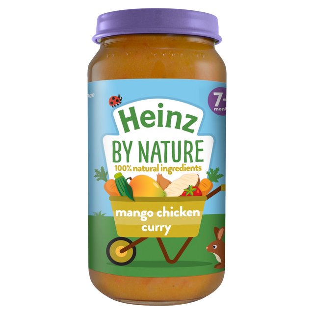 Heinz By Nature Mango Chicken Curry Baby Food Jar 7+ Months, 200g