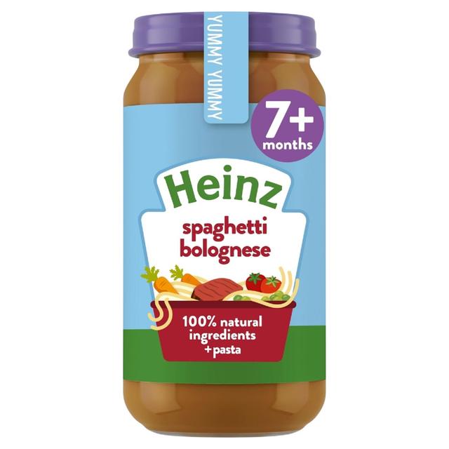 Heinz 7+ Months, By Nature Spaghetti Bolognese Baby Food, 200g