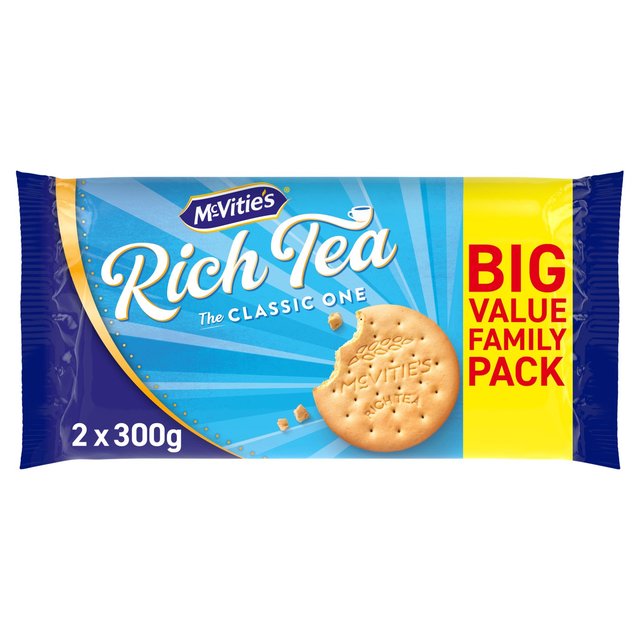 McVitie’s Rich Tea The Classic One Biscuits Twin Pack, 2 x 300g
